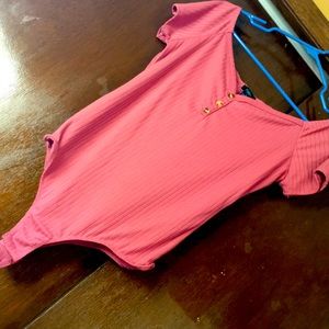 Light rose color onesie